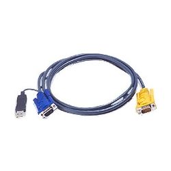 Aten 2L-5206UP KVM Cable SPHD15M USB A M HD15M 6m