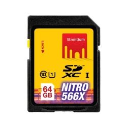 Strontium 64GB Nitro SD Card UHS-1 566X Speed