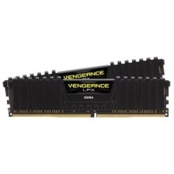 Corsair DDR4 3200MHz 32GB 2x 288 DIMM Unbuffered 16-18-18-36 Vengeance LPX Black Heat spreader 1.35V XMP 2.0 Supports 6th Intel CoreT i5/i7