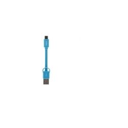 3Sixt Clip Sync and Charge Cable Micro USB Blue