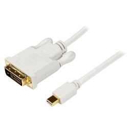 StarTech 6ft Mini DisplayPort to DVI Adapter Converter Cable Mini DP to DVI 1920x1200 White