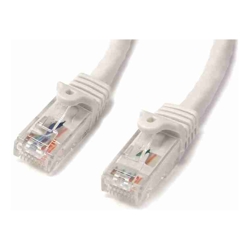 StarTech STARTECH.COM CAT6 ETHERNET CABLE 3M WHITE 650MHZ 100W Snagless PATCH CORD LTW