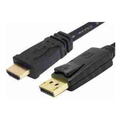 Comsol DP-HDMI-MM-02 2m Displayport Male to HDMI Male Cable 