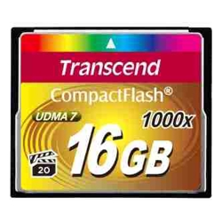 Transcend CompactFlash 16GB 1000X
