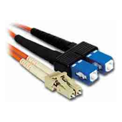 Comsol 2MTR LC-SC MULTI-MODE DUPLEX FIBRE PATCH CABLE LSZH 62.5/125 OM1