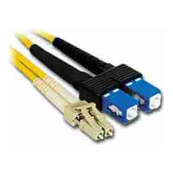 Comsol 1MTR LC-SC SINGLE-MODE DUPLEX FIBRE PATCH CABLE LSZH 9/125 OS2