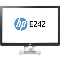 HP EliteDisplay E242 24 inch LED Monitor - 1920x1200, 16:10, DisplayPort, VGA, 1yr Wty Computer Components