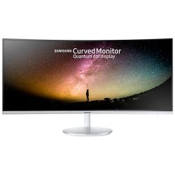 Samsung F791 34 inch Curved 21:09 VA LED Monitor 3440x1440 4ms HDMI DisplayPort Speakers Height Adjust Tilt 3yr Wty