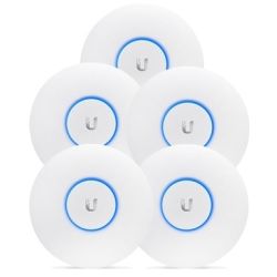 Ubiquiti UniFi Wave 2 Dual Band 802.11ac AP with Security and BLE 5 Pack