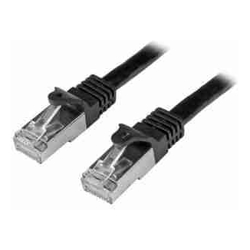 StarTech STARTECH.COM 2M BLACK CAT6 SHIELDED GIGABIT NETWORK CABLE 