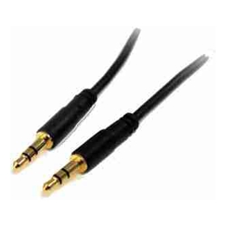 StarTech 1.8m SLIM 3.5mm STEREO AUDIO CABLE M/M 3.5mm AUDIO CABLE LTW