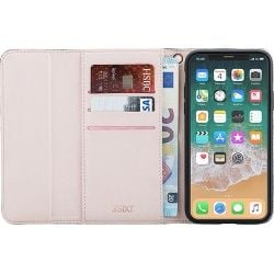 3Sixt NeoClutch iPhone 2018 5.8 Black/Dusty Pink