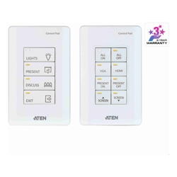 Aten 8 BUTTON CONTROL PAD WITH 1 GANG US WALL PLATE 2YR