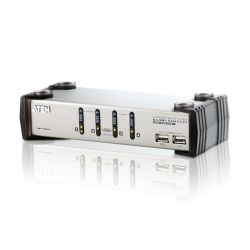 Aten (CS1734AC-AT) 4-Port USB KVMP Switch. Support Audio