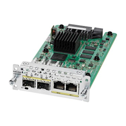 Cisco (NIM-2GE-CU-SFP) 2-Port GE WAN NIM DUAL-MODE RJ45 and SFP