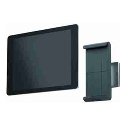 Kensington DURABLE UNIVERSAL TABLET HOLDER WITH WALL MOUNT CLAMP FOR up TO 13&quot; TABLETS SILVER
