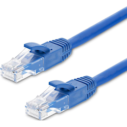 Astrotek AT-RJ45BLU6-15M Cat6 Cable 15m Blue Colour Premium RJ45 Ethernet Network LAN UTP Patch Cord 26AWG-CCA PVC Jacket 1yr Wty