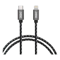 3Sixt Black Cable USB-C to Lightning 2m