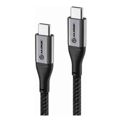 ALOGIC Super Ultra USB 2.0 USB-C to USB-C Cable 3m) # 5A/480Mbps # Space Grey