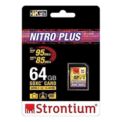 Strontium SD Nitro UHS-1 U3 (Support 4K) 64GB