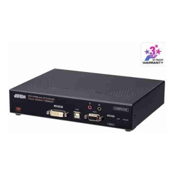 Aten DVI-I Single Display KVM over IP Transmitter with Software Decoder Ability Supports power/network failover Superior video quality