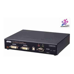 Aten DVI-I Dual Display KVM over IP Transmitter with Software Decoder Ability Supports power/network failover Superior video quality