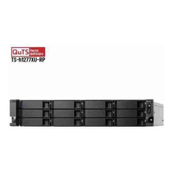 Qnap TS-H1277XU-RP-3700X-128G 2U Rack NAS AMD Ryzen 3700X 4.4GHZ 8 Core 12XHD 128GB