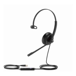 Yealink WIRED (UH34) MS MONO HEADSET  NOISE CANCELLING MIC  LEATHER CUSHION  USB-A