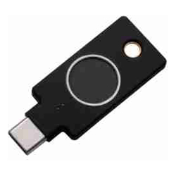 Yubico MSYK399 YubiKey C Bio Security Key FIDO HID Device USB-C Black 1 Year Warranty	
