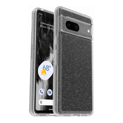 OtterBox Symmetry Clear Google Pixel 7 (6.3") Case Stardust (Clear Glitter) (77-89945) Antimicrobial DROP+ 3X Military Standard Raised Edges