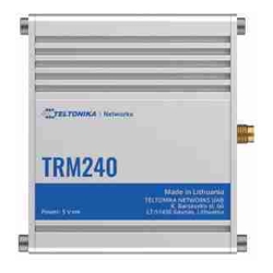 Teltonika TRM240 the industrial grade USB LTE Cat 1 Modem with a rugged housing and external antenna connector for better signal coverage