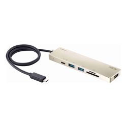 Aten UH3239-AT USB-C HDMI MULTIPORT MINI-DOCK WITH POWER PASS-THROUGH 2YR
