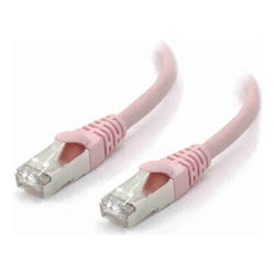 ALOGIC 5m Pink 10GbE Shielded CAT6A LSZH Network Cable