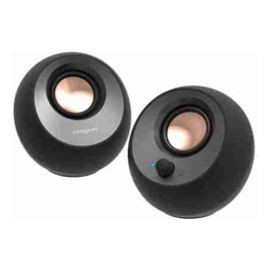 Creative 90049355 Labs Pebble V3 Minimalistic 2.0 Speaker Bluetooth USB-C Black 1 Year Warranty 