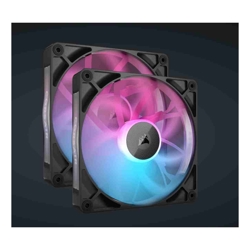 Corsair RX RGB Series iCUE LINK RX140 RGB 140mm RGB Fan Dual Fan Kit