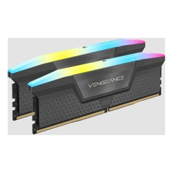 Corsair VENGEANCE RGB DDR5 64GB (2x32GB) DDR5 6000 (PC5-48000) CL30 1.4V AMD EXPO Memory- Grey