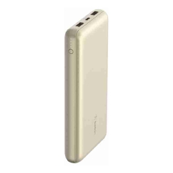 Belkin BOOSTCHARGE PWRBANK 20K mAh USB-C(1) USB-A(2) 15WUSB-A TO C CABLE INCL GOLD