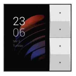Akuvox AKUBELA LINUX BASED CENTER PANEL WITH SCREEN AND 2-GANG SWITCH EU STANDARD 240V