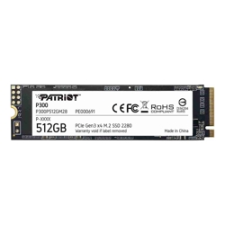 Patriot P300P512GM2 P300 512GB M.2 2280 PCIE/ up to 2100MB R &amp; 1650MB W SMI 2263XT 3 Years 