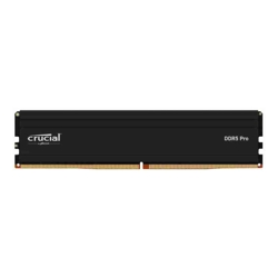 Micron Crucial Pro 32GB (1x32GB) DDR5 UDIMM 6000MHz CL40 Black Heat Spreaders Overclocking Support Intel XMP AMD Ryzen Desktop PC Gaming Memory