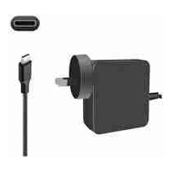 65W 2-Port Type C+QC3.0 Charger + 1M Usb-C Cable