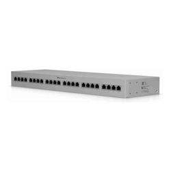 Ubiquiti Ethernet Surge ProtectionRack-mount Indoor Panel Supports Up To 10 GbE PoE++ 20kA Surge Discharge/Port24-port Integrated1U Rack-mount