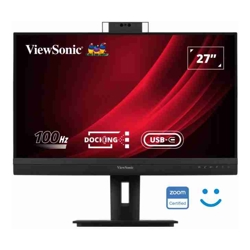 ViewSonic 27&quot; QHD 100Hz Video Conferencing Docking Monitor with Windows Hello and Zoom Certified Pop-up Webcam and 5W speakers