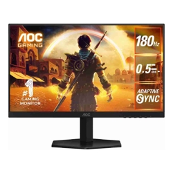 AOC 23.8&quot; 24G42E FHD 1920X1080 180HZ 1MS IPS 16:9 W-LED GAMING MONITOR HDMI/DP EARPHONE IN TILT VESA100X100 3 YEARS WARRANTY