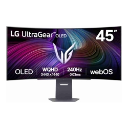 LG UltraGear 45GX90SA-B WQHD G-Sync OLED Curved HDR 45in UltraWide Monitor