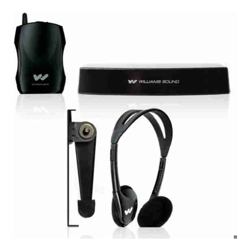Misc Williams AV IRSY1 Small Area Infrared Mono folding headphone with 3.5mm plug 39&quot; Cord Transmitter &amp; Receiver included