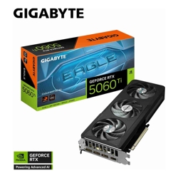 Gigabyte GeForce RTX 5060 Ti EAGLE MAX OC 8G 2617 MHz CUDA 4608 28 Gbps GDDR7 128 bit PCI-E 5.0 PSU 650W DisplayPort 2.1b *3 HDMI 2.1b *1