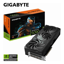 Gigabyte GeForce RTX 5090 WINDFORCE 32G 2407 MHz CUDA 21760 28 Gbps GDDR7 512 bit PCI-E 5.0 PSU 1000W DisplayPort 2.1b *3 HDMI 2.1b *1