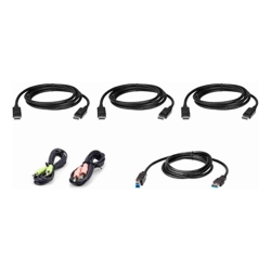 Aten CS1964 Cable Kit includes 3 1.5m DisplayPort cables 1.8m USB audio input and output cables