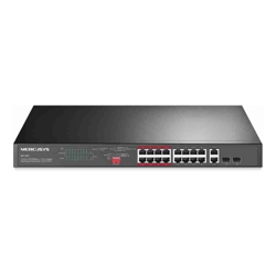 TP-Link Mercusys MS120GP 20-Port Gigabit Rackmount Switch with 16-Port PoE+